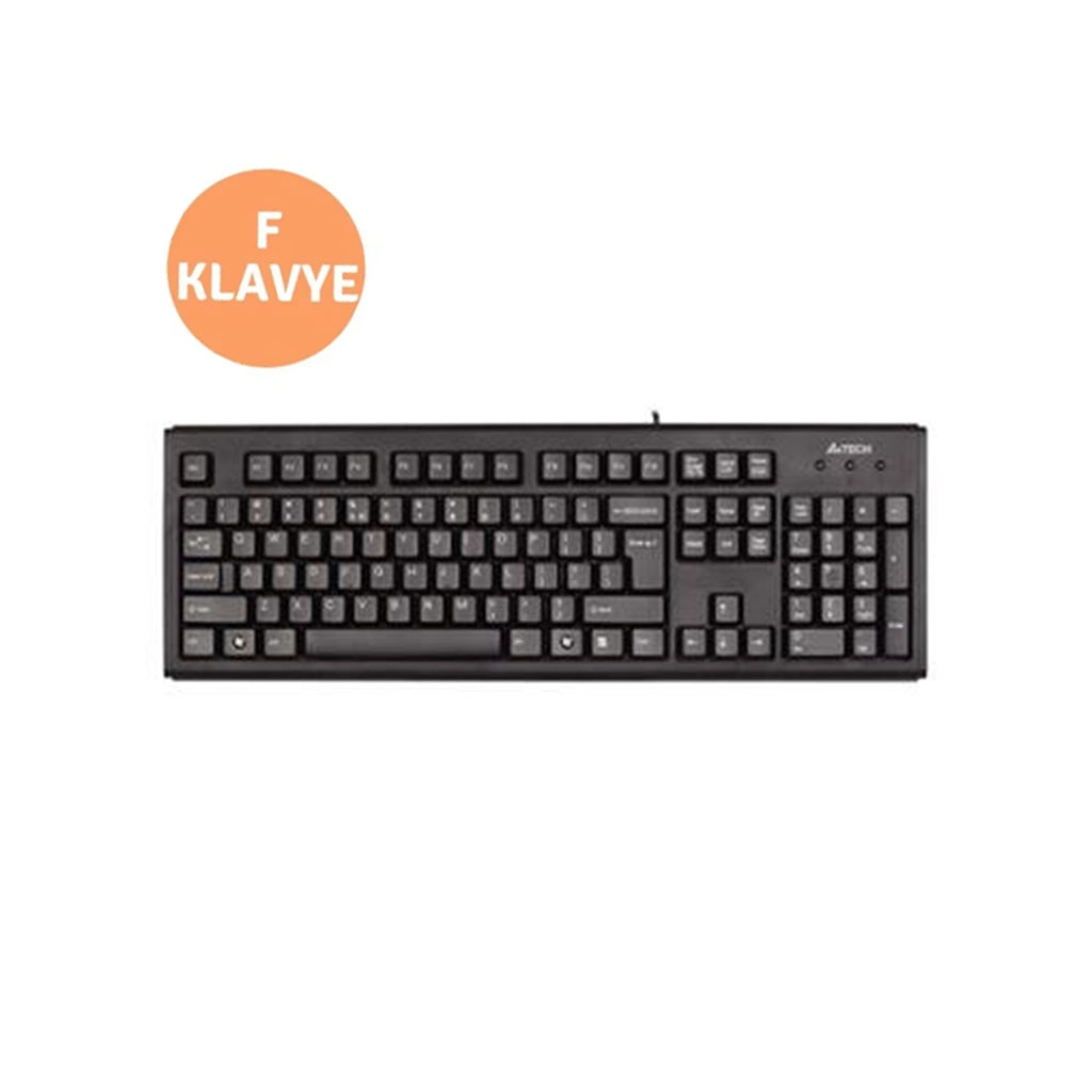 A4 Tech KM720 Kablolu F Klavye Siyah USB