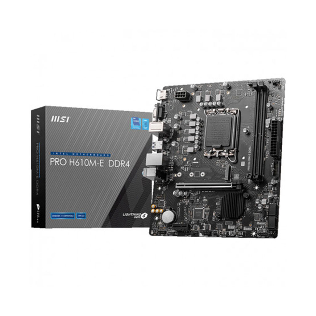 MSI PRO H610M-E DDR4 3200MHZ M.2 mATX